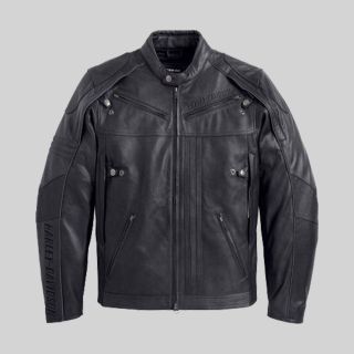 Veste en cuir Harley Davidson Boulder pour homme