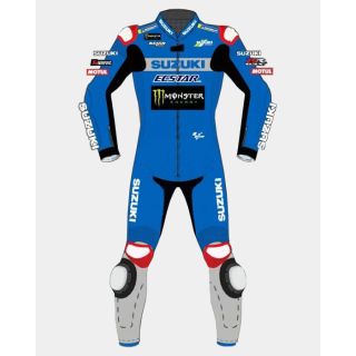 Alex Rins Suzuki MotoGP Vêtements en cuir 2021