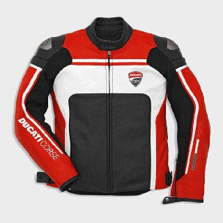 Veste de moto en cuir Ducati Corse