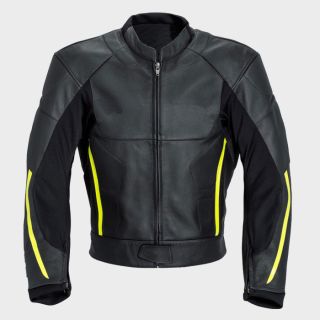 Veste en cuir semi-moto Element