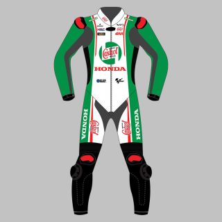 Combinaison de course moto Johann Zarco Castrol Honda BritishGP 2024