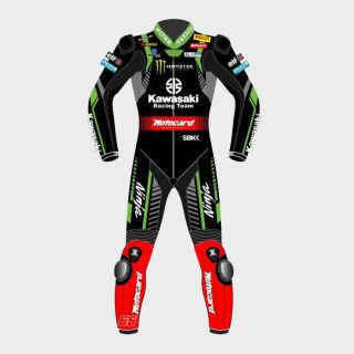 Combinaison en cuir de moto Kawasaki Ninja