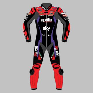 Maverick Vinales Aprilia Combinaison Moto MotoGP 2024