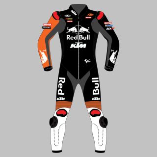 Test hivernal 2024 de la combinaison en cuir KTM de Maverick Viñales