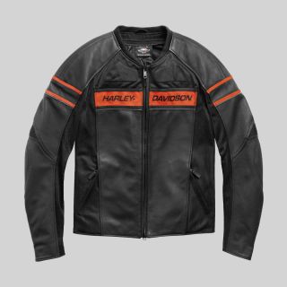 Veste en cuir HD Brawler pour hommes