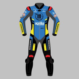 Combinaison de course Aprilia de Raúl Fernandez MotoGP 2025