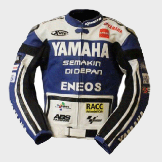 Blouson en cuir Yamaha Eneos