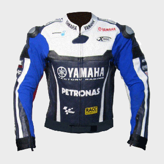 Veste en cuir Yamaha Petronas